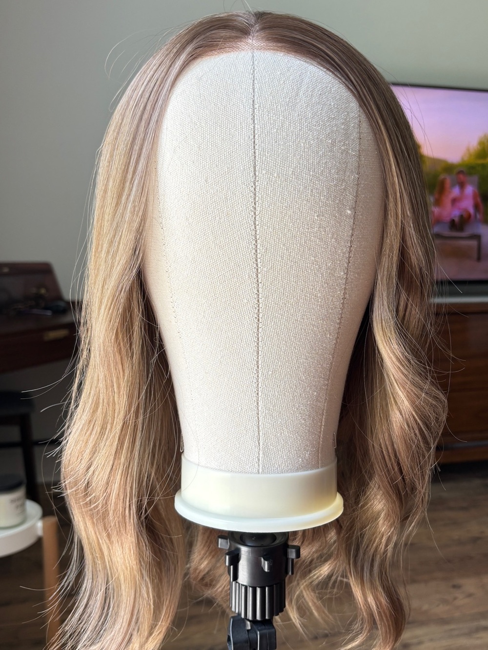 Light Ash Brown Women’s Lace Front Wig - Picture 2 of 7